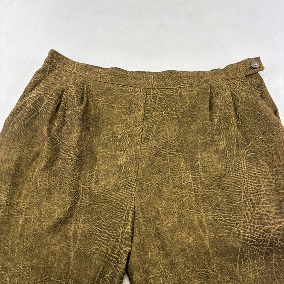 VTG 90s NANCY BOLEN City Girls Brown Faux Suede Western 2 pc. Set - Plus Size 18 - Picture 11 of 16